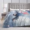W-Wang Yibo Plush Blanket Children Flannel Throw Blanket For Couch Chair Warm Soft Customized Quality Bedspread Birthday Present