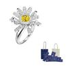 Swarovski Вечный Цветок Кристалл Swarovski, Металлические Кольца Женское Серебро 5534936