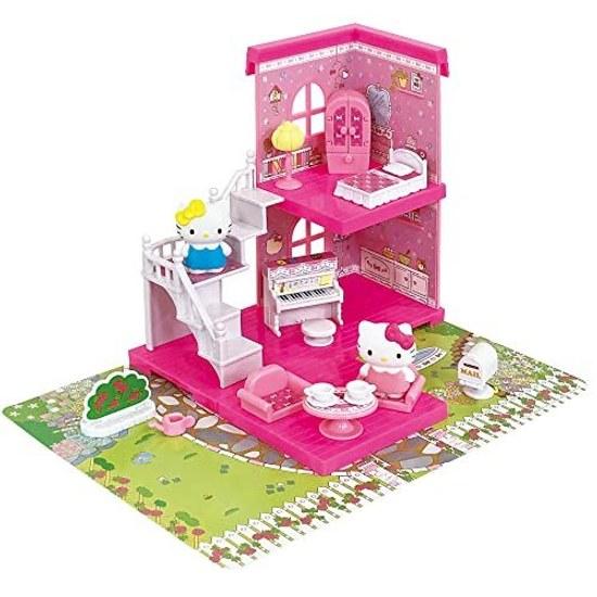Muraoka Hello Kitty Lovely Two-Story House Toy Role Play Girls Ages 3 Up