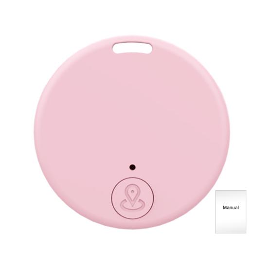 Runder Bluetooth-kompatibler GPS-Tracker Tragbar Schlüssel Geldbörse Gepäck Haustiere Artikelfinder Locator Wasserdicht Zwei-Wege-Alarm Anti-Verlust Tracking-Gerät