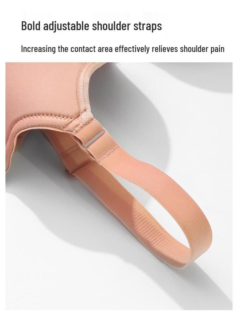 Europejski i Amerykański Biustonosz Minimalizujący i Zapobiegający Opadaniu dla Dużych Rozmiarów - Oddychający, Duży Koszyk