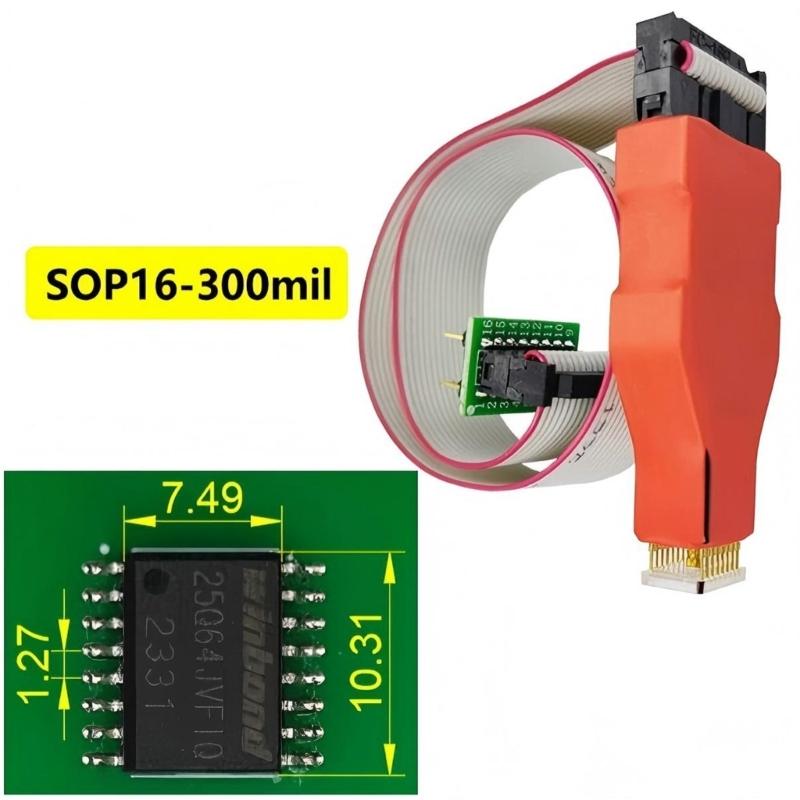 Chip Programming Download Cable For SOP14 150mil/SOP16 150mil/SOP16 300mil Easy To Use Probe