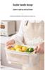 Multi-functional Double-layer Kitchen Sink Basket: Ideal for Washing Rice, Vegetables, and Fruits, or Serving Snacks.