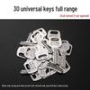 12-Pack Universal Lock Cylinder Keys for Utility and Fire Doors