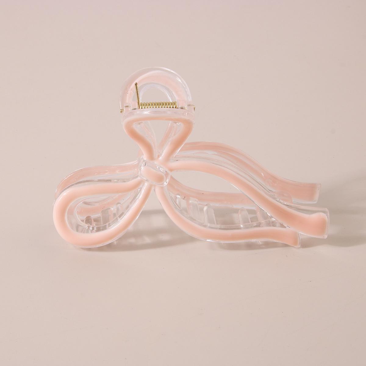 

Бантик Заколка для волос Большой размер Пластик Масляная капля Прозрачный цвет Зажим для волос Заколки-акулы Девочки Женщины Аксессуары для волос