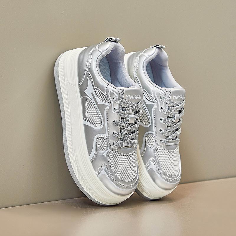 Повседневные женские кроссовки на платформе — фото 7