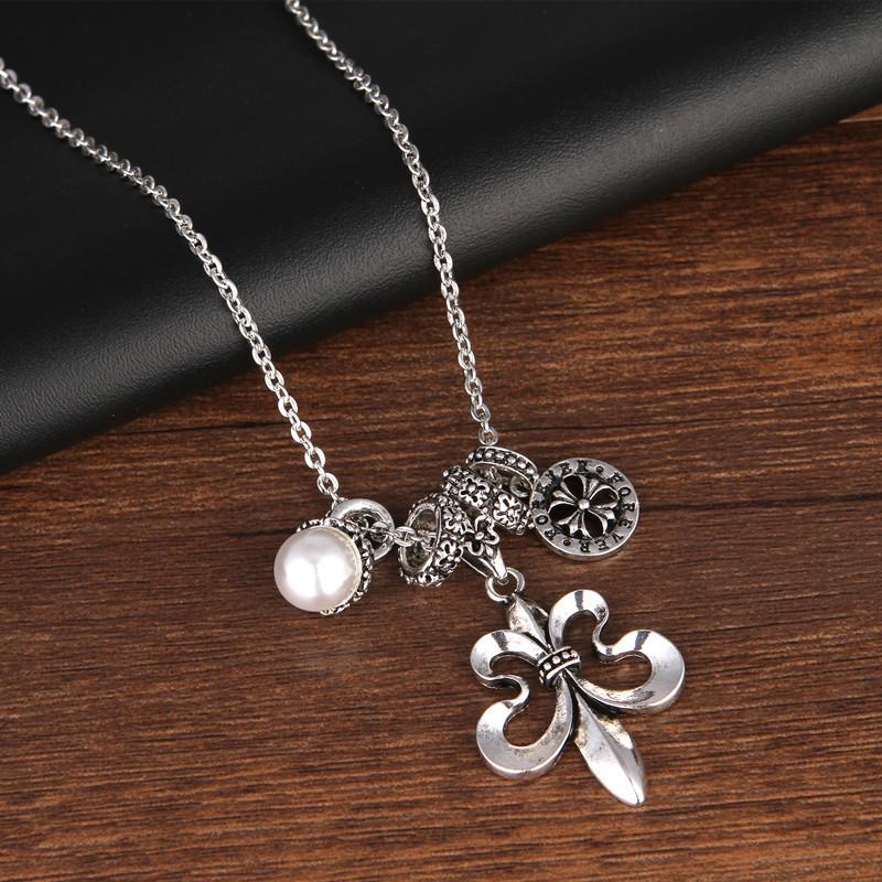 Whistle Retro Necklace Women'S Long Sweater Chain Fashion Personality Simple Pendant Accessories
