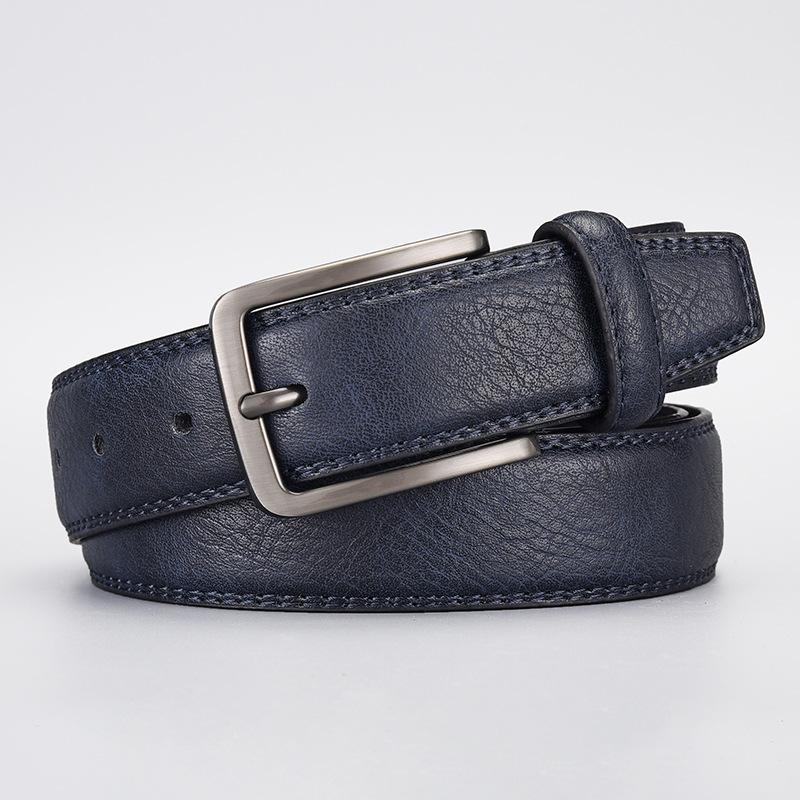 Belt Men'S Business Casual Belt Belt Men'S Classic Simple Pin Buckle Belt Men'S