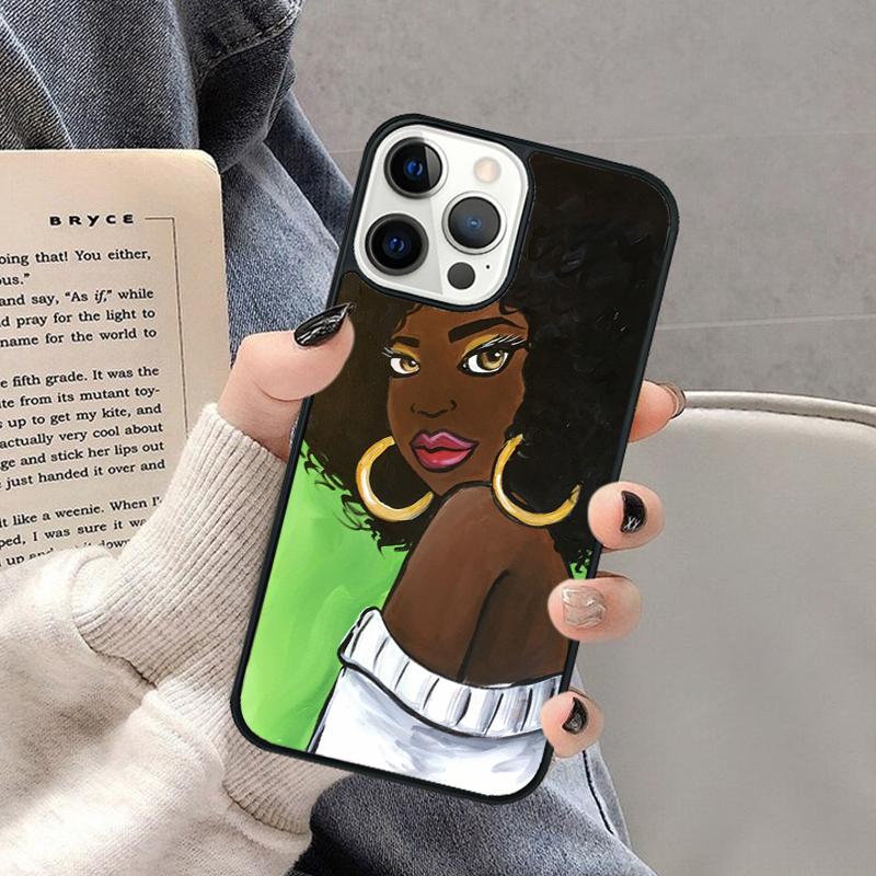 

Black Girl Magic Phone Case for iPhone 17 Air 16 16e 15 Plus for Apple 13 11 12 14 Pro Max Cover coque Shell iPhone 13