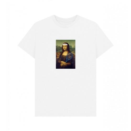Apoh Unisex Adult Mona Lisa Tennis T-Shirt