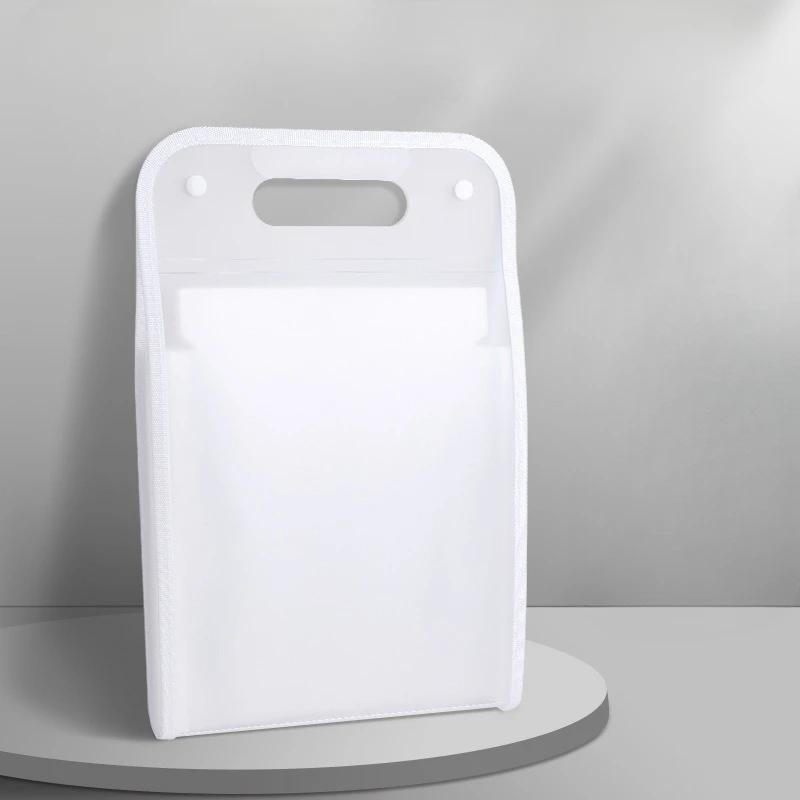 A4 Portable Vertical 13 Grids Organ Bag Large Capacity Multi-layer File Folder Student Data Sorting Folder Storage Bag