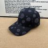 Ins Style Old Polka Dot Cap Men's and Women's Retro Sun Hat Casual Versatile Face Small Baseball Cap