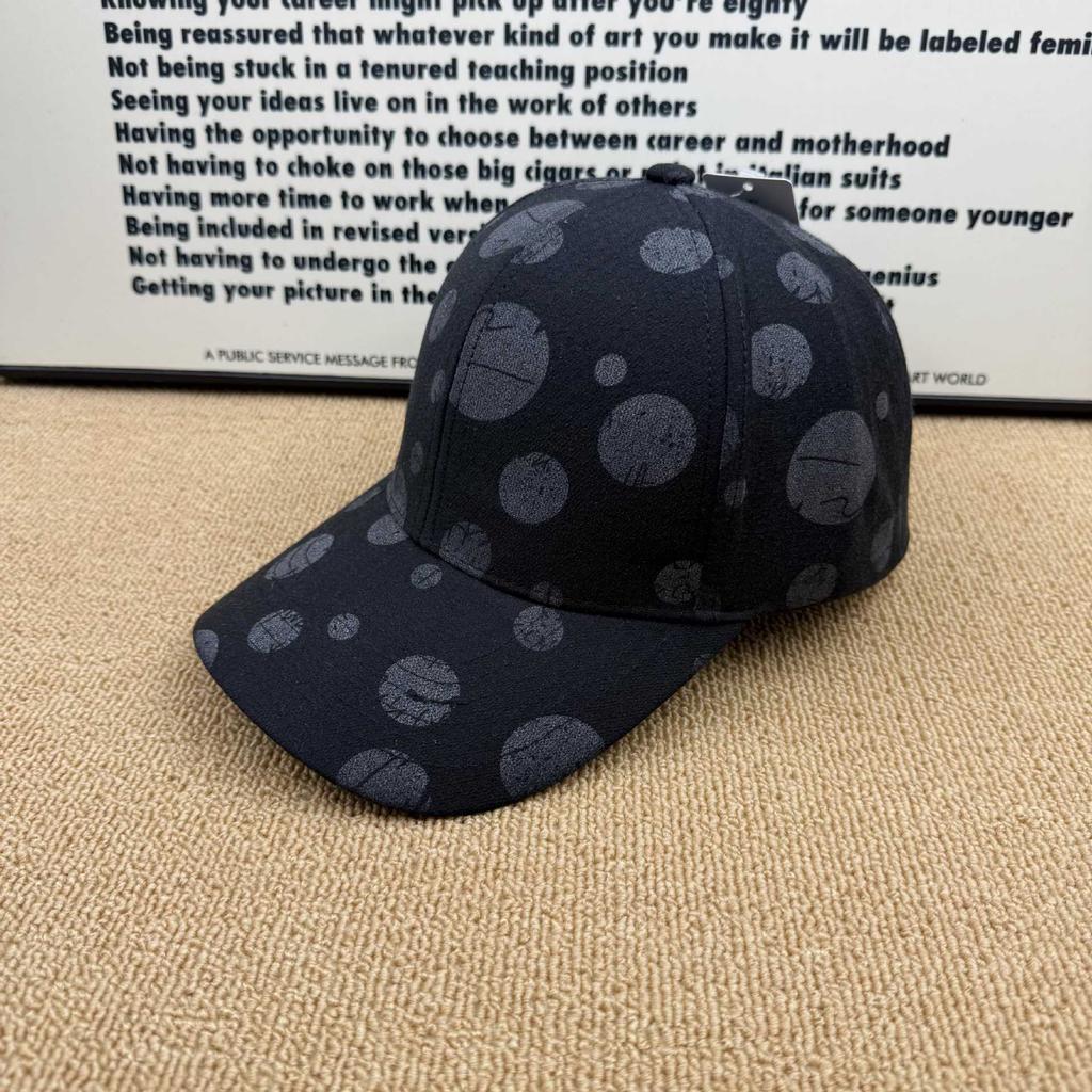 Ins Style Old Polka Dot Cap Men's and Women's Retro Sun Hat Casual Versatile Face Small Baseball Cap