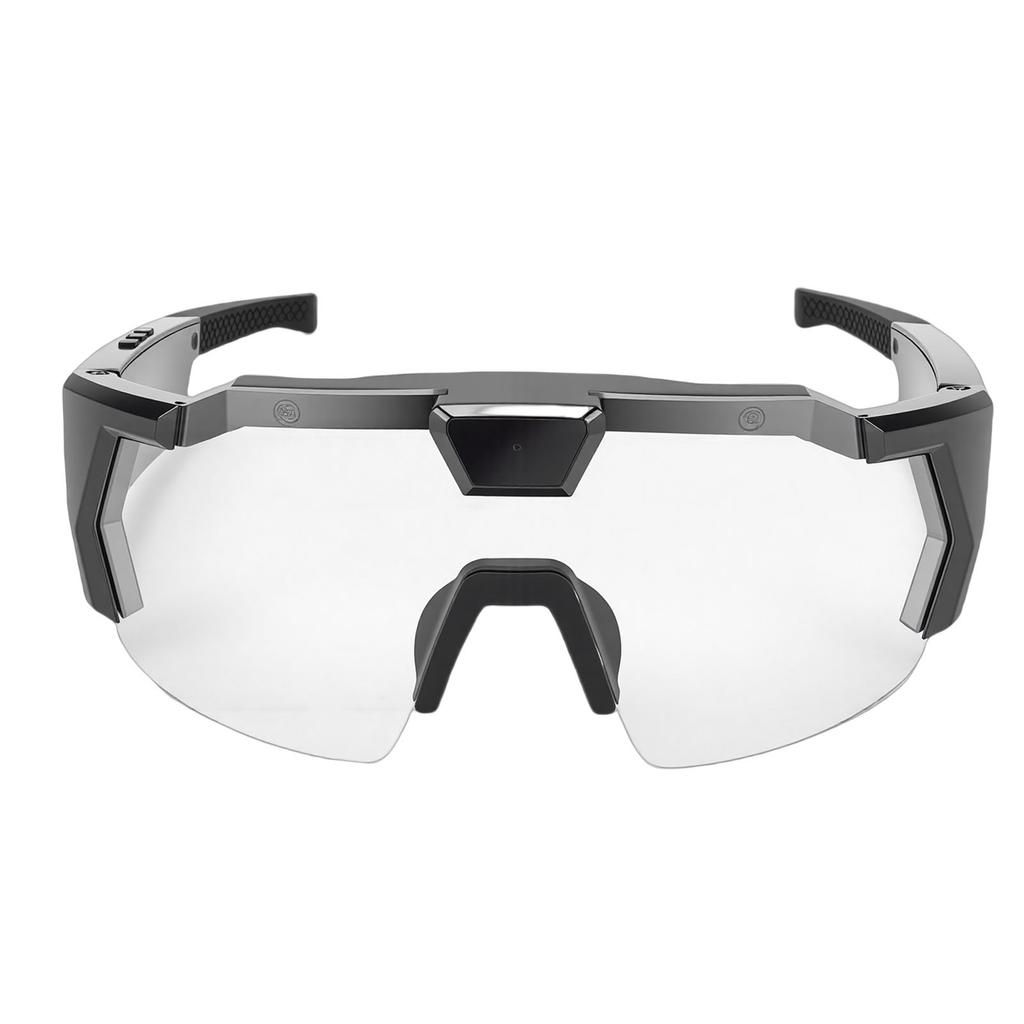 Occhiali da Ciclismo con Fotocamera 12MP 1080P HD WiFi Grandangolare Smart Camera Occhiali Sportivi per Attività all'Aperto