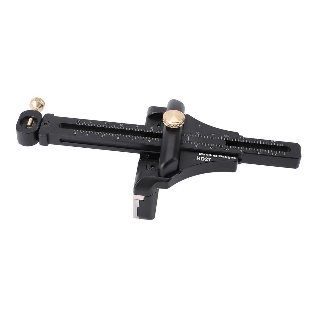 Woodworking Scriber Aluminium Alloy Multifunctional Marking Line Ruler T Type Positioning Scribing Line Drawer for