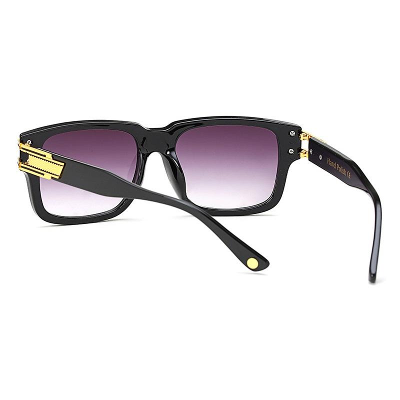 Luxury Classic Men Sunglasses Square Designer Mens Fashion Sun Glasses Retro Vintage Brand Shades