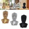 Abstract Face Sculpture Desktop Decor Birthday Gift Resin Figurine Collectible Modern Statue for