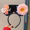 Snake Year Ancient Style Gege Headband Flower Hanfu Headwear Chinese Style Headwear  Women