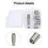11pcs M10X1.25 Thread Repair Kit with Precision Cut Tap and Galvanized Stainless Steel Inserts for Fixing Damaged Threads