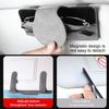 Magnetischer Sonnenbrillenhalter für Auto-Sonnenblende, Wildleder Auto-Brillenhalter, Brillenhalter, Brillenaufbewahrungstasche Sonnenblenden-Zubehör