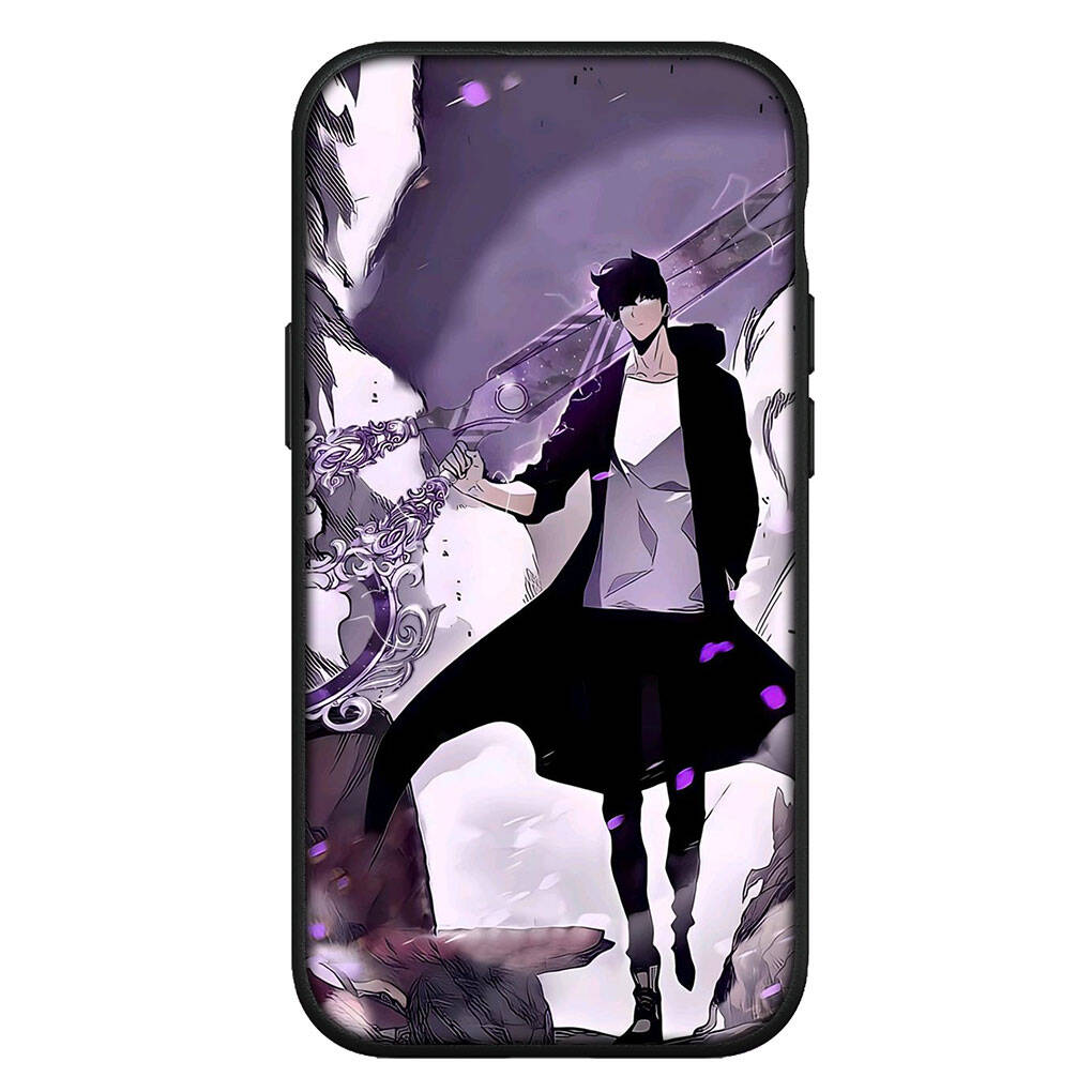 For Motorola Moto Edge 70 60 50 G54 G86 Samsung Galaxy S25 iPhone 17 16 15 Redmi Note 14 13 Pro Max Case Anime Solo Leveling Sung Jinwoo Arise Cover