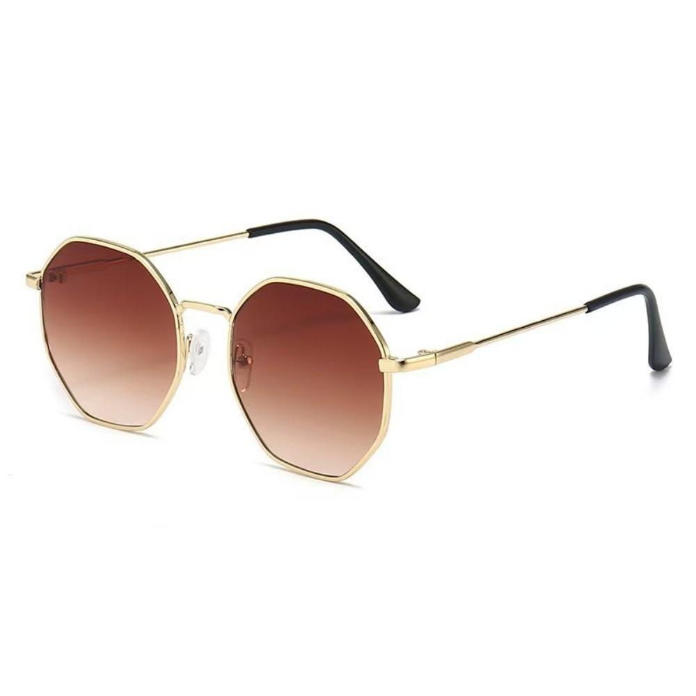 

Fashion Metal Full-frame Sunglasses Anti UV Scratch Resistant Sun Glasses Round Frame Street Photography Shades Eyewear Summer
