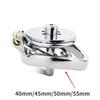 Anti-off Ring + Urinary Tube Stainless Steel CB Lock Chastity Lock Penis Cage Gay Adult Sex Toys Cock Ring Slave BDSM