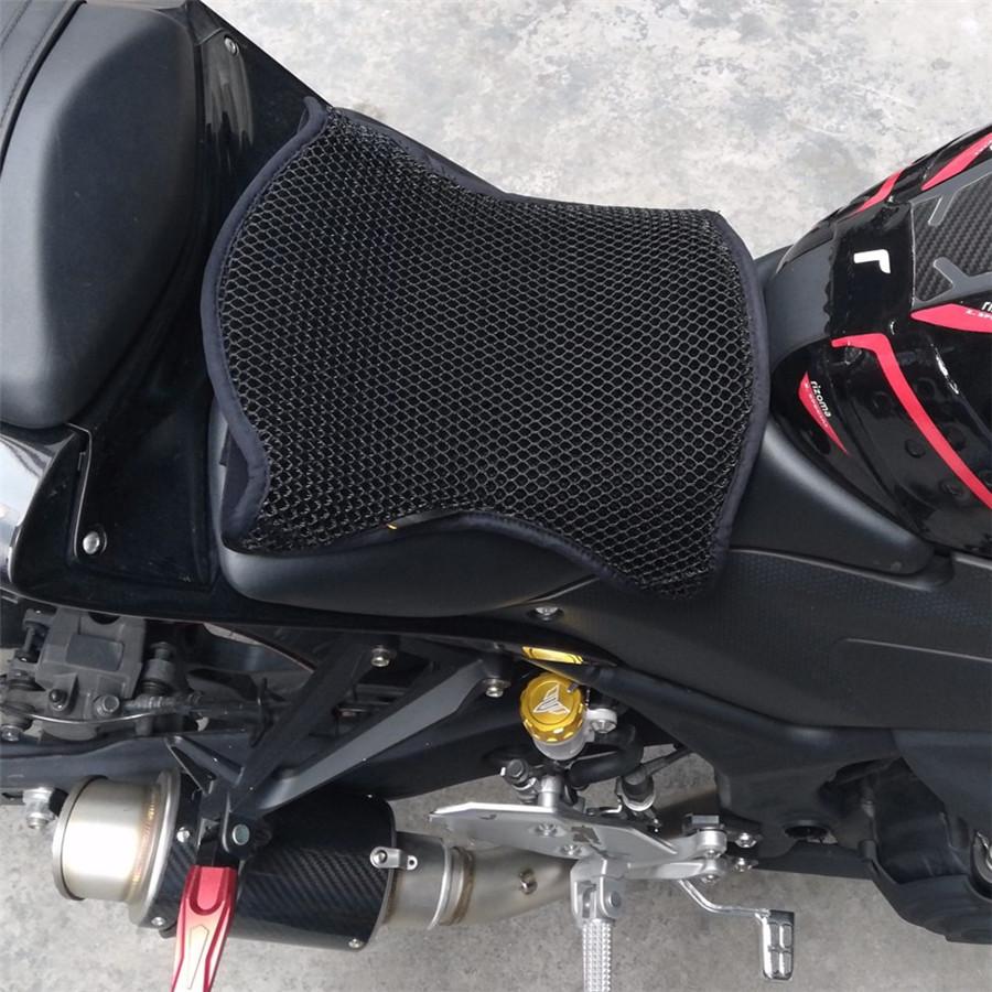 Waterproof 3D Mesh Motorcycle Seat Cover Sunscreen Prevent Cushion