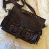 Men's Made Leather Vintage Messenger Shoulder Laptop Briefcase Office Bag