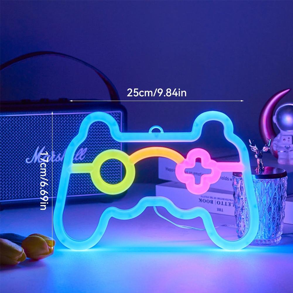 

Геймпад Огонь Луна Звезда Светодиод Яркий Неоновый Свет Ночной Знак Моделирование Лампы Украшения Стены Комнаты Оптовая Продажа Рождество День Рождения Свадьба Game Pad