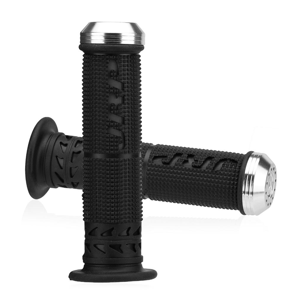 Motorradlenkergriffe aus Aluminiumlegierung Ergonomisches Design für Pendlerfahrten Verbesserter Komfort & Kontrolle Langstreckenfahrten