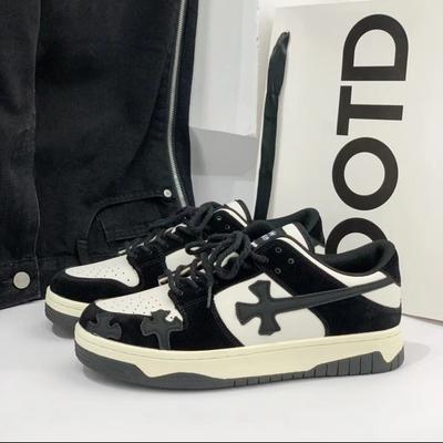 American Retro Board Shoes Cross Retro De Training Shoes Ins Estilo College High Street Trend Sapatos Únicos Sapatos de Casal Board Shoes