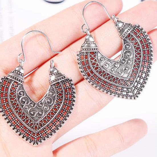 1 Pair Earrings Vintage Drop Fashionable Long Bohemian Earrings Set Boho Jewelry For Travel