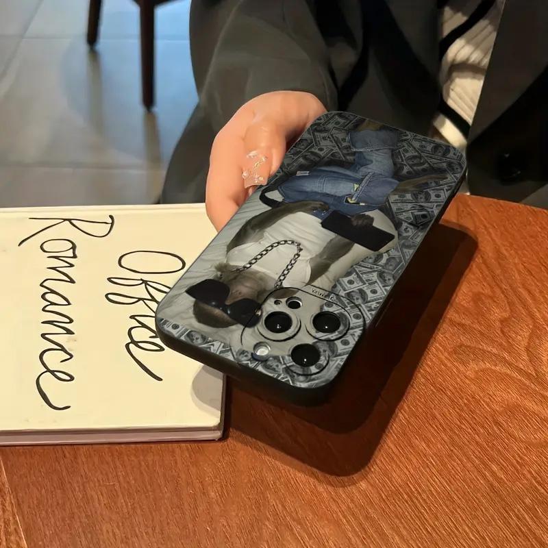 Sunglasses Banknote Monkey Painted Case For Samsung Galaxy A56 A55 A54 A53 A36 A35 A26 S25 S24 S23 S22 S21 Ultra Plus FE Cover