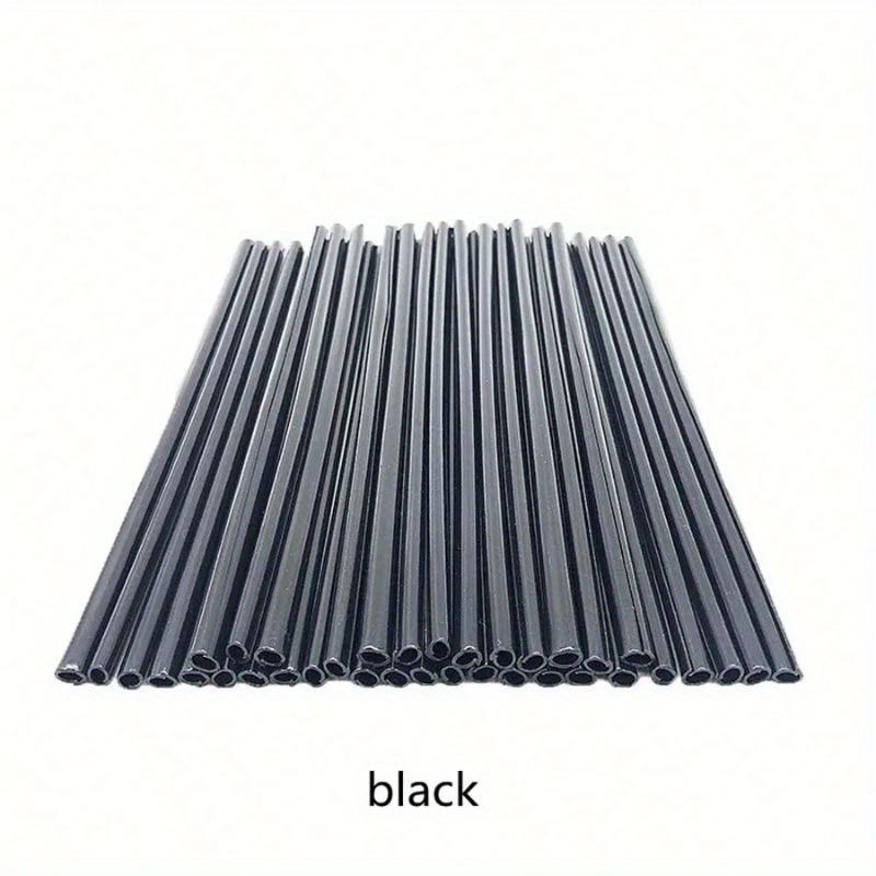 72pcs Colorful Bicycle/Motorcycle Accessory Spoke Covers, Universal Steel Wire Protection Sleeve