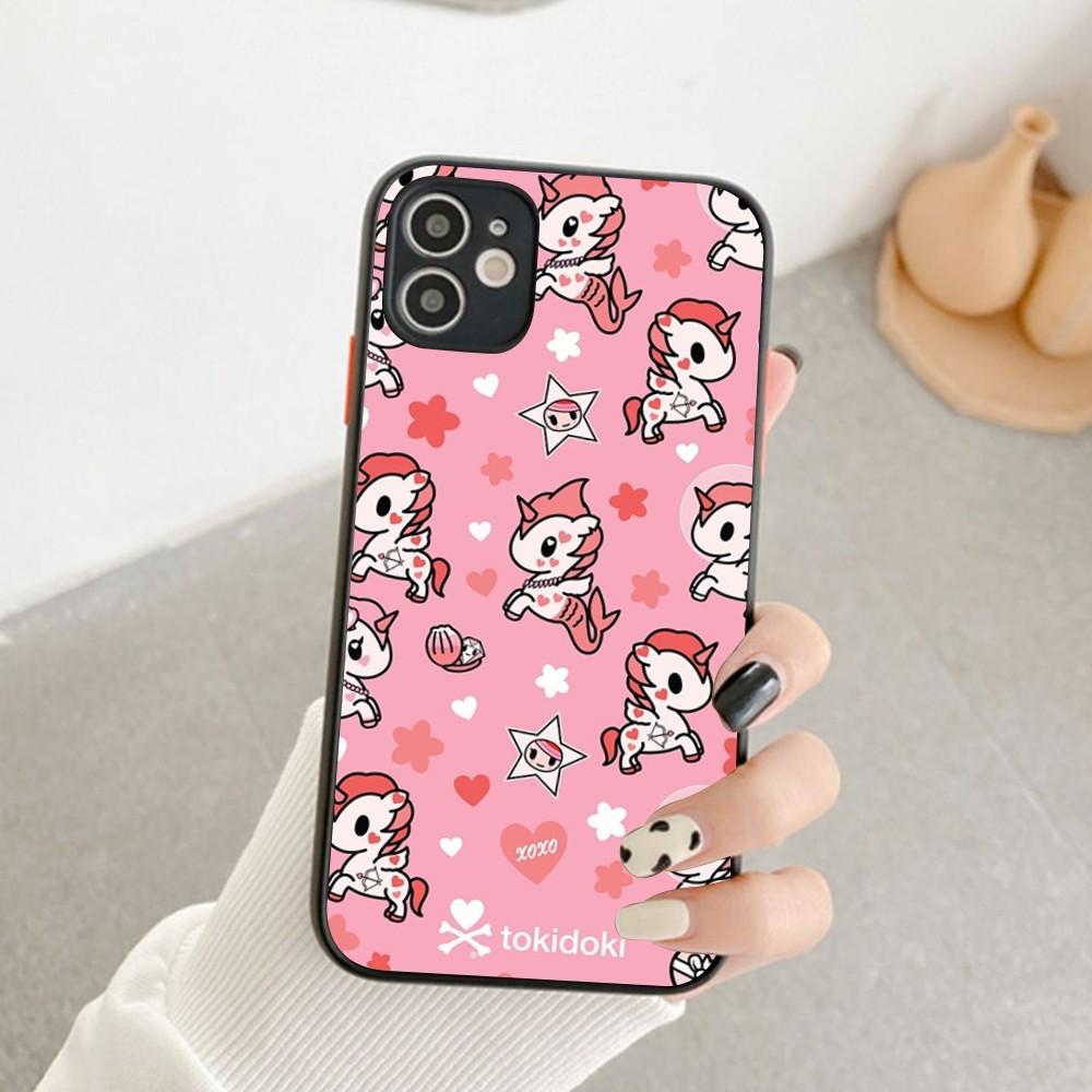 Japan Tokidokis Phone Case For IPhone 14 11 12 13 Mini Pro Max 8 7 Plus X XR XS MAX Translucent Matte Cover