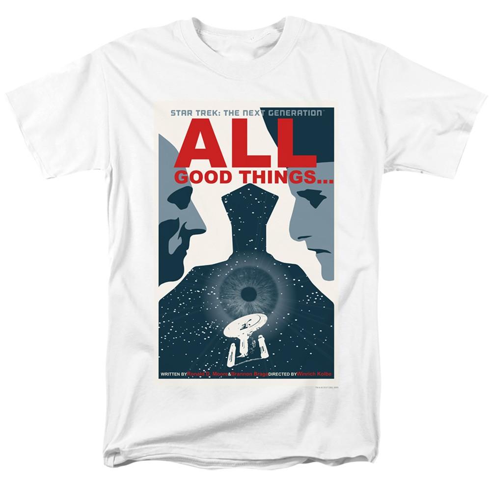 Star Trek - Tng Season 7 Episode 25 - Adult Unisex Short Sleeve T-Shirt - White L
