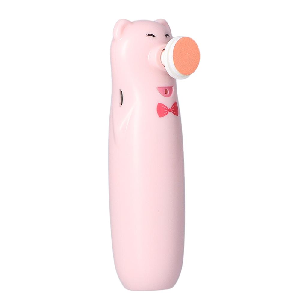 Baby Nail Clippers Bear Charging Newborn Baby Electric Nail Clippers Nail Sharpener SetPink