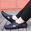 2017 New Fashion Men Casual Shoes With Premium Quality Hollow Leather Slip-on Design