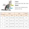 Cat Harness Leash Set Adjustable Puppy Harness Vest Escape Proof Set for Small Dogs Cats Breathable Durable Kitten Harnesses
