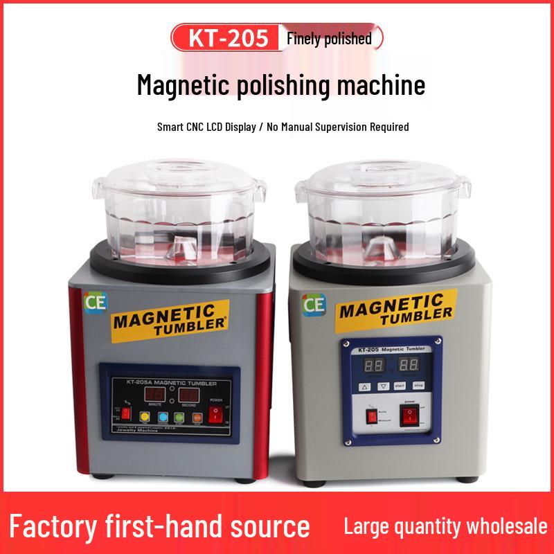 KT185 Magnetic Jewelry Polisher: Automatic Grinding and Deburring Machine