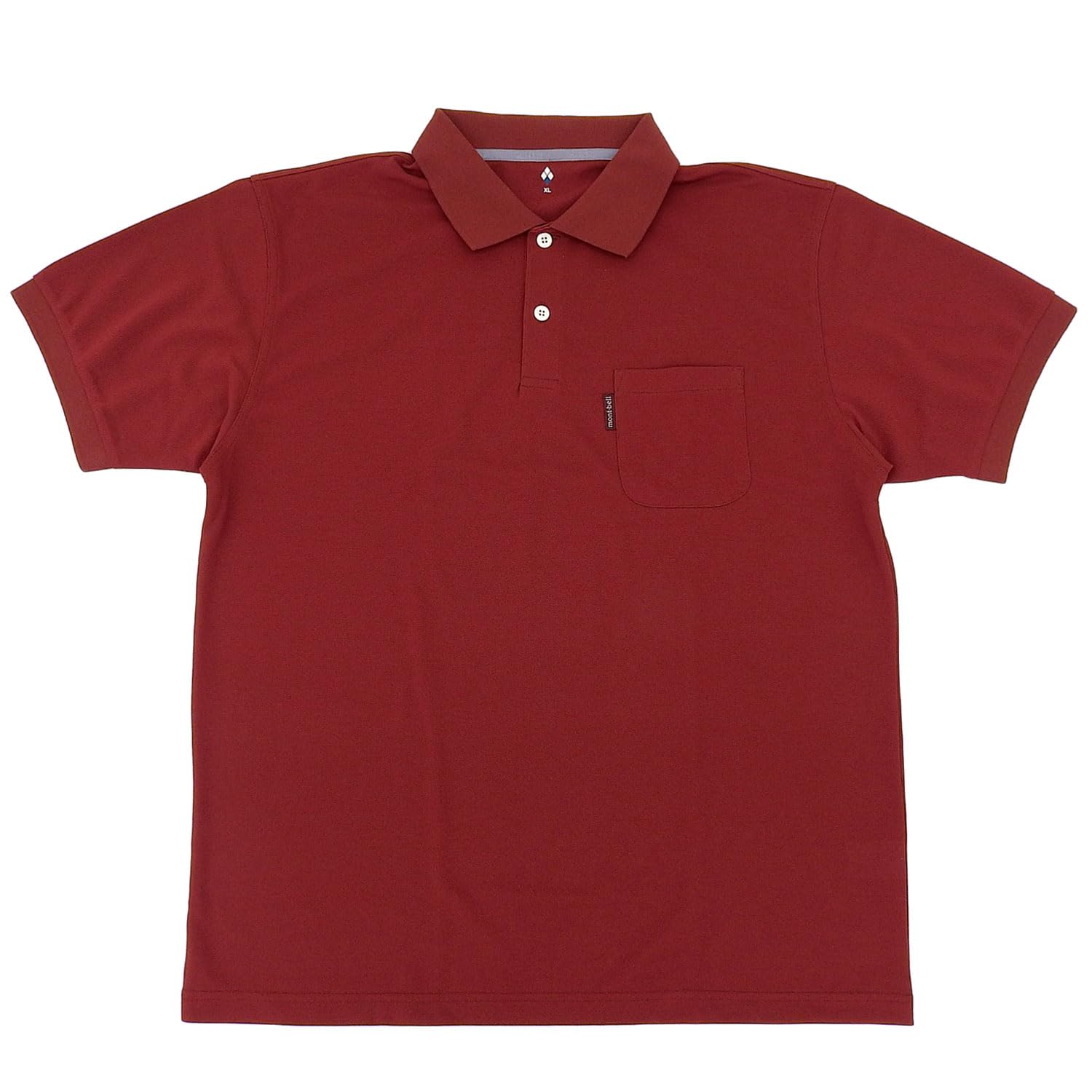 montbell wic. polo shirt men s rust xl