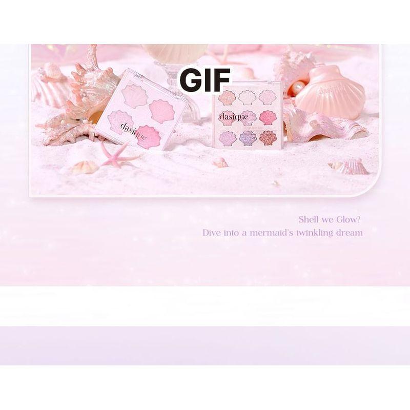 DASIQUE Shine Glowy Highlighter Palette Twinkle Mermaid Collection