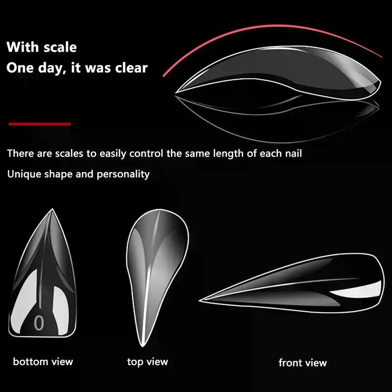 120pcs Mini 3d Cat Claw Dual Nail Form For Extension Of 3D Eagle Claw Reusable Full Cover Molds Halloween Nail Design