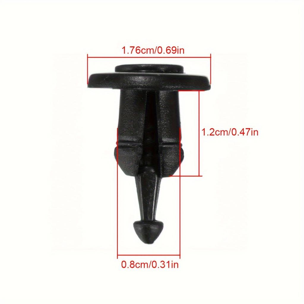 50pcs Car Bumper Clip Fixing Rivets Decorative Panel Fastening Clips Suitable for Renault Honda