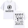 Kpop Katseye pattern mens and womens Tshirts large size roundneck shortsleeved cotton casual Tshirts streetwear