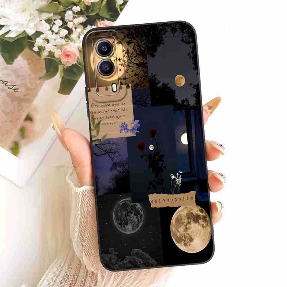 For Vivo Y53s 5G V2111A Case Printed Popular Cartoon Animals Silicone Back Cover For Vivo Y 53S 5G V2058 6.58" Phone Cases Capa