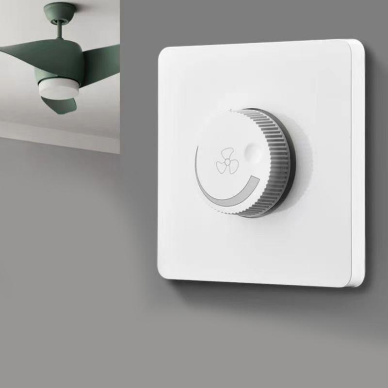 Wandmontage-Ventilatorregler Stufenlose Geschwindigkeitsregelung Schalter 86er Typ Unterputz-Geschwindigkeitsregler für Deckenventilator