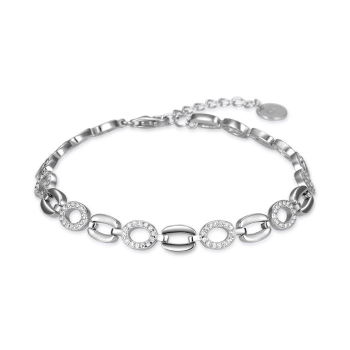 Bracelet - Luxenter - Lydas - Argent 925 - Zircon Cubique - Plaqué Finition En Rhodium