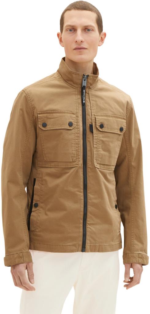 Демисезонная куртка Tom Tailor Feldjacke mit Stehkragen (1034871) otter brown